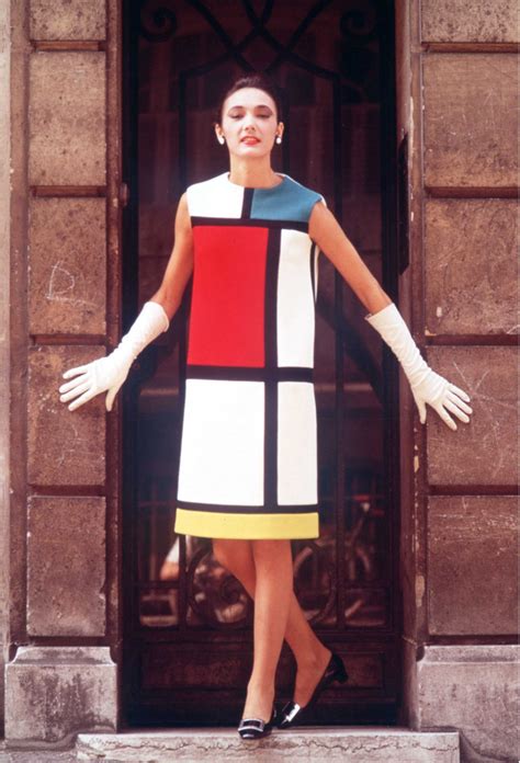 piet mondrian e yves saint laurent|mary quant mondrian dress.